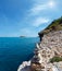 Summer rocky sea coast, Gargano, Puglia, Italy