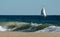 Summer Sailboat at the Beach