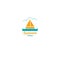 Summer sailboat logo