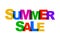 Summer sale colorful special offer banner â€“ vector