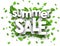 Summer sale paper background.