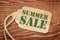 Summer sale paper tag price