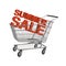 Summer sale shopping cart