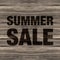 Summer Sale Wood Background