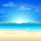 Summer sand beach background