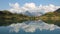 Summer scene at lake Trubsee