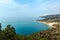 Summer sea coast Cala Rosa, Gargano, Puglia, Italy