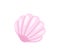 Summer Seashell, Beach Conch Isolated Icon Closeup