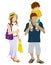 Summer Shopping family - Piggyback