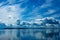 Summer Sky Reflecting in Lake