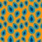 Summer Small Papaya Pattern Seamless Repeat Pattern Vector