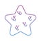 Summer starfish animal gradient style