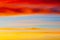 Summer steppe. sunset, sunrise. Fiery Sky a good saver, background, texture