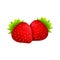 Summer strawberry icon.Cards, covers, t shirts.