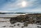 Summer sunset,Traigh beach and distant isles,Arisaig,Lochaber, Inverness-shire,Scotland,UK