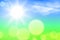 Summer sunshine background