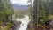 Summer in Sunwapta Falls, Jasper National Park, Canada