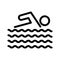Summer Swim icon Symbol Illustration Design