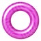 Summer swim ring. Inflatable rubber pool donut