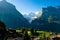 Summer in the Swiss mountains - Bernese Alps