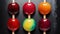 Summer Symphony A Frozen Fruit Medley for National Cherry Popsicle Day.AI Generated