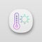 Summer temperature app icon