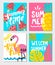 Summer themed posters