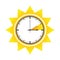 Summer time clock daylight saving time sun