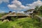 Summer time of Kovachevitsa village. Stone houses, Bulgaria, Europe.