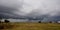 Summer time storms, evening skys, open fields