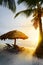 Summer tropical Beach; Peaceful vacation background
