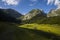 Summer in Uelhs Deth Joeu waterfall, Val D Aran, Spain