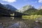 Summer in Uelhs Deth Joeu waterfall, Val D Aran, Spain