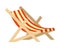 Summer and vacation chair design vector illustration