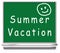 Summer Vacation School Chalkboard - Kids