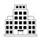 Summer vacation travel, hotel building tourism, line icon style