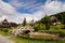 Summer view of Barsana Monastery, Maramures