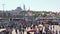 Summer view at Golden Horn quay near The Galata bridge