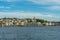 Summer view of the island Nordlandet in Kristiansund Norway