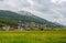 Summer view of Livigno, an Italian town in the province of Sondrio in Lombardy and renowned winter