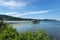 Summer view on Otsego Lake from Lake Front Park in Cooperstown NY