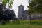 Summer view of St James the Evangelist Church, West Meon in the Meon Vally in the South Downs National Park, Hampshire, UK