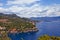 Summer view of Tigullio Gulf near Portofino, Italy