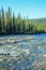 Summer waters on the creek, North Ghost Provincial Recreation Area, Alberta, Canada