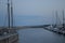 Summer in Wisconsin: Jetty on Lake Michigan Near Kenosha Harbor Park