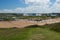 Summerleaze beach in Bude with tourists