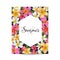 Summertime Floral Poster. Tropical Plumeria Flowers Design for Invitation, Banner, Flyer, Brochure. Hello Summer