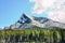 Summertime landscape with view on mount the Krivan in mountains High Tatras, part of the Western Carpathians