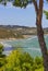 Summertime relax.The most beautiful coasts of Italy: bay of Vieste.-Apulia, Gargano -