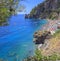 Summertime sescape: Amalfi Coast Costiera Amalfitana.The best beaches in Italy:Positano seaside Campania.